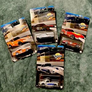 Hot wheels vintage racing club cars